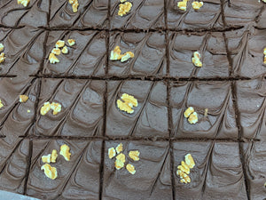 BROWNIES Fudge Nut Bakery Fresh 20 Cut