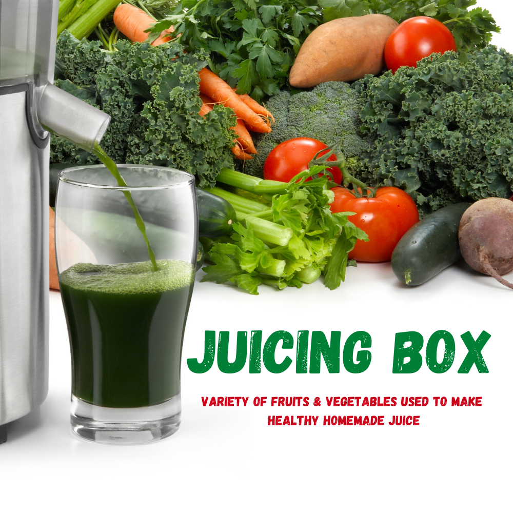 1 Assorted JUICING Box 495 EXPRESS FOODS