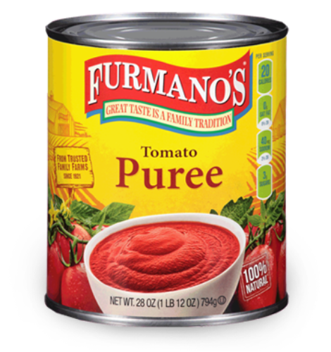 Sauce Tomato Puree Furmano's -28oz Per Can