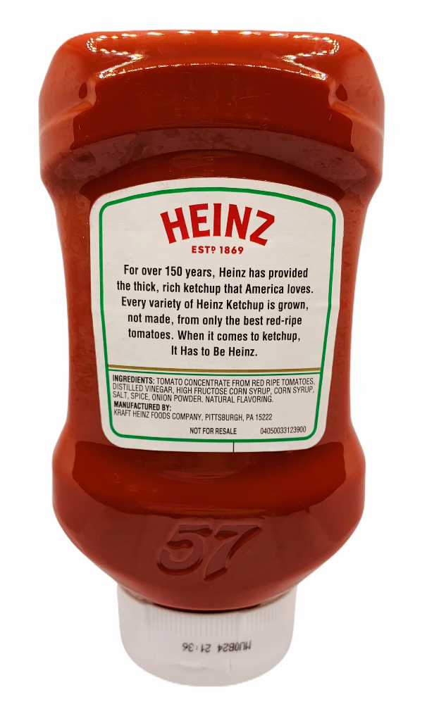 Ketchup Heinz-20oz Squeeze Bottle – 495 EXPRESS FOODS