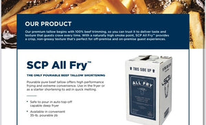 TALLOW 100% BEEF POURABLE ALL FRY 35# JUG
