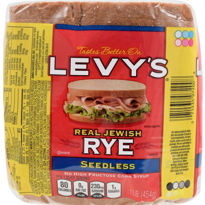 Bread RYE SEEDLESS LEVY'S