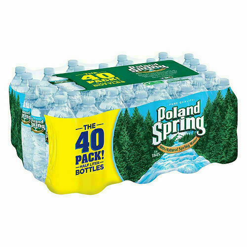 Water- POLAND SPRING .5Liter 40 Pack