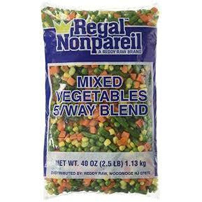Frozen Mixed Vegetables-2.5lbs Per Bag