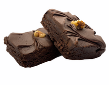 Load image into Gallery viewer, BROWNIES Fudge Nut Bakery Fresh 20 Cut
