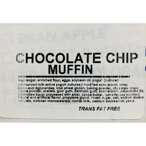 Muffins CHOCOLATE CHIP-Per Dozen