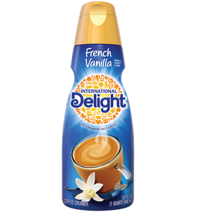 Coffee Creamer-International Delight FRENCH VANILLA-32oz Per Bottle