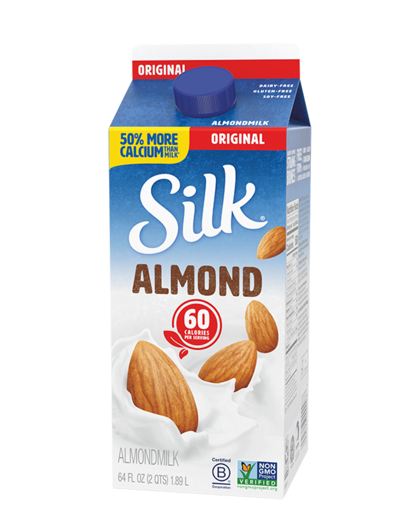 Almondmilk- ORIGINAL SILK- Half Gallon
