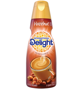 Coffee Creamer-International Delight HAZELNUT-32oz Per Bottle