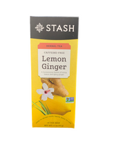 Load image into Gallery viewer, Tea STASH Lemon Ginger Per Box
