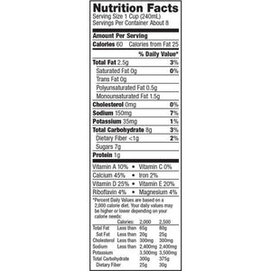 Almondmilk- ORIGINAL SILK- Half Gallon
